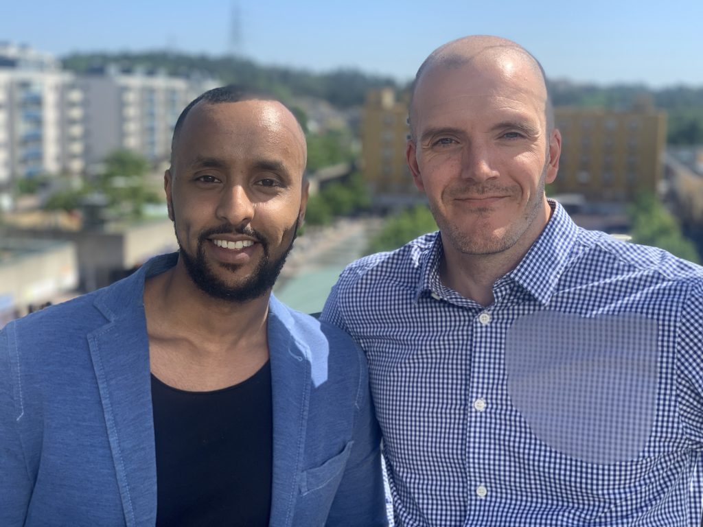 Sami Omerdin och Tobias Gyllensvärd