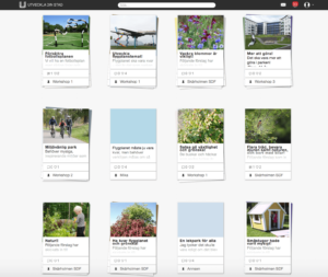 Idéer på den digitala plattformen Utveckla din stad.