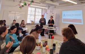 Presentation av utmaning från Centrum för diabetes, Region Stockholm, till masterstudenter på Openlab