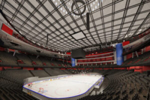 Visionsbild för Avicii Arena, Foto: HOK, sgaf.se
